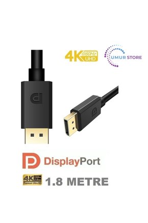 4K Displayport Dp Kablo 280hzfullhd 165hz2k 60hz4k 30hz5k Ultra Hd 4K V1.2 1.8metre