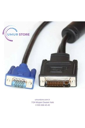 DVI 30+5 VGA USB Kablo M1 DVI VGA Çevirici Projeksiyon Kablo