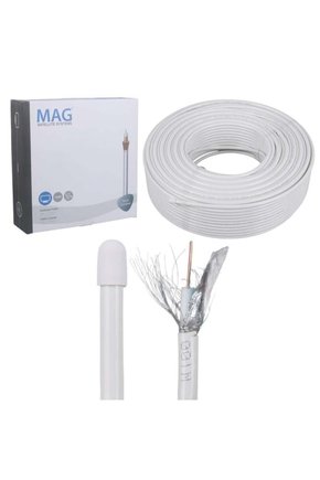 Mag RG6U4 Bakır İthal 100 Metre Anten Kablosu