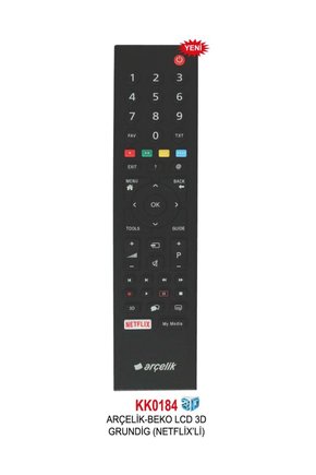 LCD 3D (NETFLIXLİ) KUMANDA