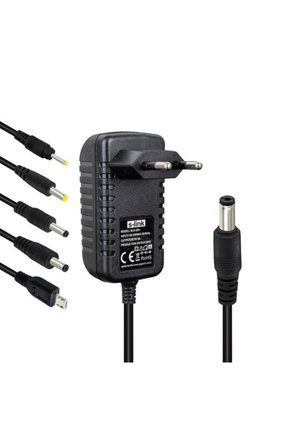 12 Volt - 2 Amper Çok Uçlu Telefon Tablet PC Akü Akıllı Şarj Adaptörü