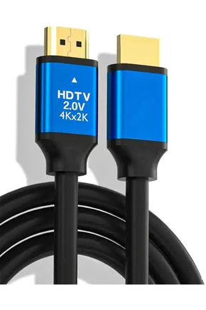 Step 5 Metre 4K Ultra HD 2.0V Alüminyum Başlıklı Altın Uçlu HDMI Kablo Bezirgan 1027645