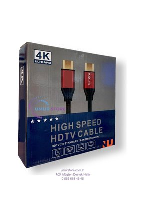 4K Hdmi Kablo 2.0 Hızlı 3D Altın Uçlu - 1,5 Metre