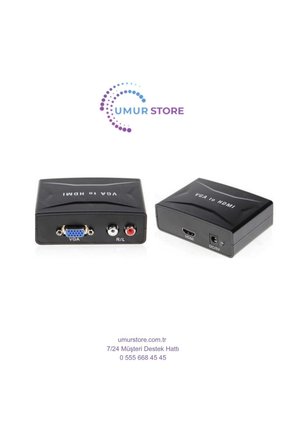 Vga To Hdmi Çevirici Dönüştürücü