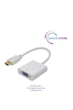HDMI To VGA Kablo Çevirici Dönüştürücü