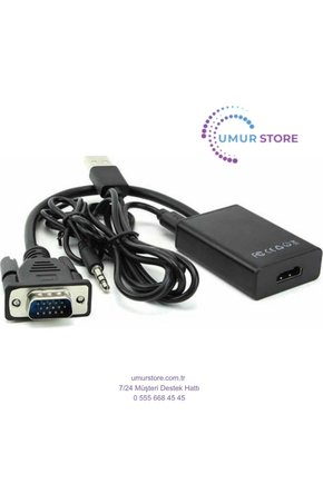 Vga To Hdmi Kablo Dönüştürücü Görüntü Ve Ses Çevirici