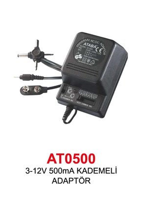 3-12V 500mA KADEMELİ ADAPTÖR