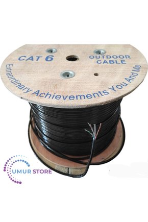 50 Metre Dış Ortam Internet Kablosu Cat6 50 mt Özel Üretim