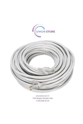 Cat6 RJ45 Vodafone Net Fiber Adsl Modem Bilgisayar Arası Ethernet Internet Kablo Cat6 10 mt