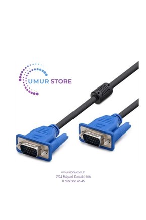 40 Metre VGA Kablo Erkek Erkek 40 Metre VGA Kablo 15 Pin Erkek Erkek Kablo