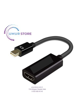 Mini Display Port To HDMI Dönüştürücü 1080P Full Hd Adaptör Görüntü Aktarımı