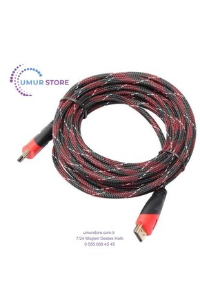 Hasır Örgülü HDMI Kablo - 15M
