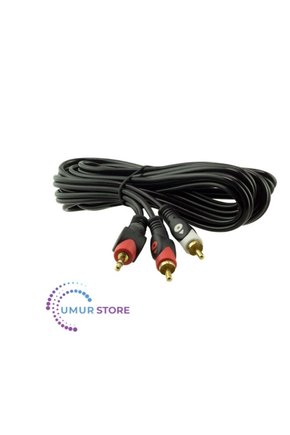 2 Rca Erkek + 3.5 Mm Stereo Erkek 3 Metre 1.Kalite Kablo