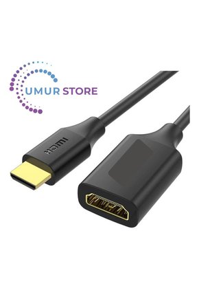 Mini HDMI Uzatma Kablosu 25 cm 4K 60Hz Male To Female Mini HDMI Kablo