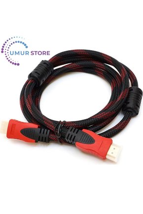 4K 3D Örgülü Flat HDMI Kablo 1.5 mt