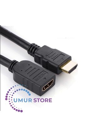 HDMI -Dişi Uzatma Kablosu Altın Uçlu 4K3D UHD 0.5 mt
