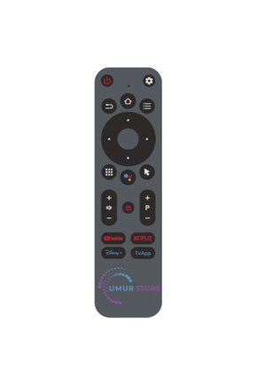 BT Air AS514 Ses Komutlu Youtube+Netflix+Disney Plus+TvAPP Tuşlu Android Tv Box Kumandası