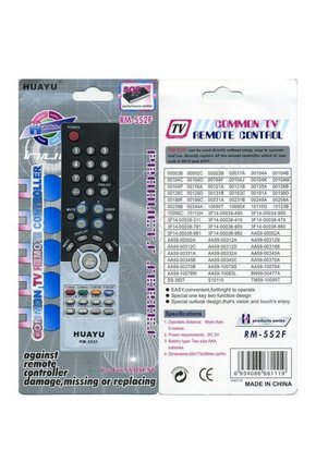 ile uyumlu RM-552F TÜPLÜ TELEVİZYON KUMANDASI-Üniversal