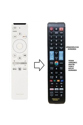 ile uyumlu BN59-01330M 4K SUHD Smart TV ( YEDEK KUMANDASI )