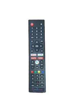 Supermax Netflix-Google Play-Youtube-Prime Vıdeo Tuşlu Android TV Box Kumanda