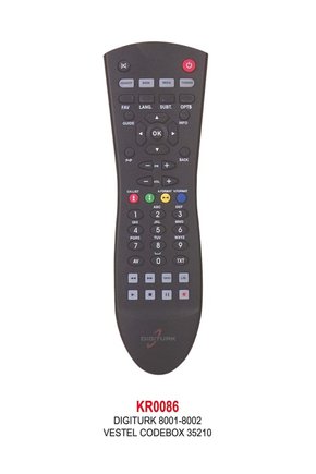 8001-8002-VESTEL CODEBOX 35210 KUMANDA