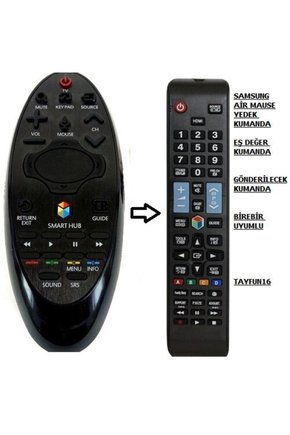 ile uyumlu SİHİRLİ AIR MAUSE SMART TV YEDEK KUMANDASI