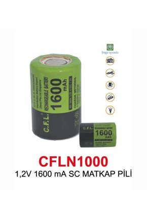 1,2V 1600 mA SC MATKAP PİLİ