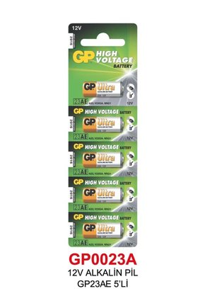 12V ALKALİN PİL GP23AE 5’Lİ