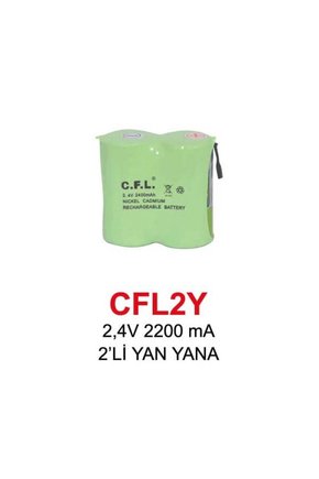 2,4V 2200 mA 2’Lİ YAN YANA PİL
