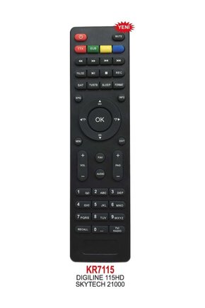115 Hd Uydu Cihazı Kumandası