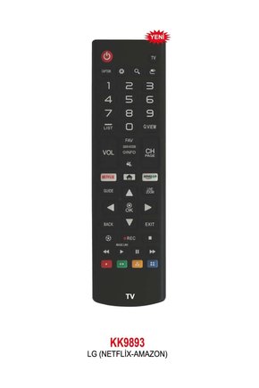 (NETFLİX-AMAZON) Lcd Kumanda