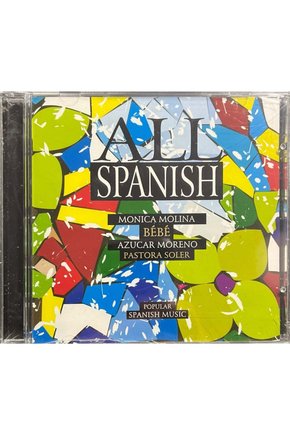 (Müzik CD sidir Plak Değildir) CD All Spanish Popular Spanish Music Açılmamış Ambalajında CD