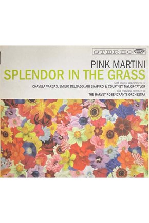 (Müzik CDsidir Plak Değildir) CD Pink Martini Splendor In The Grass CD