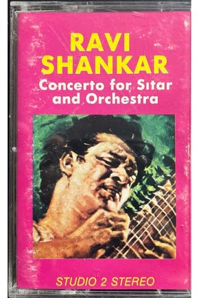 (Plak Değildir KASET tir) Ravi Shankar Concerto For Sitar And Orchestra Kaset