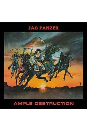 Jag Panzer Ample Destruction - Splatter LP Plak
