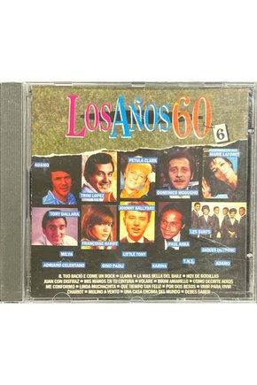 (Plak Değildir CD dir) CD Los Anos 60-6 CD