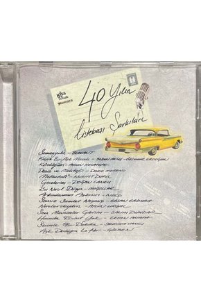 (PLAK DEĞİLDİR CD DİR) Cd 40 Yılın Liste Başı Şarkıları Cd