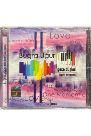 (Plak Değildir CD dir) CD Buğra Uğur Gece Düşleri  Night Dreams Açılmamış Jelatininde CD