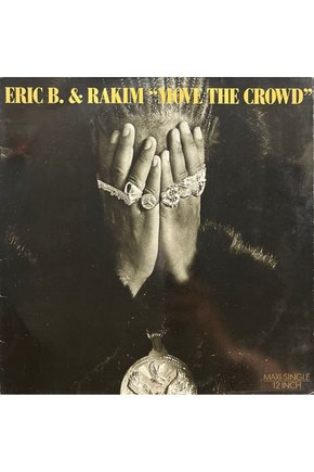 Eric B. Rakim Move The Cwowd Maxi Single 45 Devir LP Plak