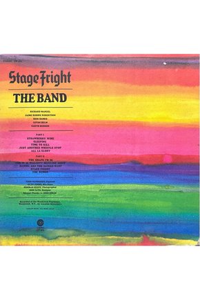 Stage Fright The Band LP Plak