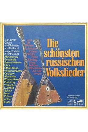 Die Schönsten Russischen Volkslieder LP Plak