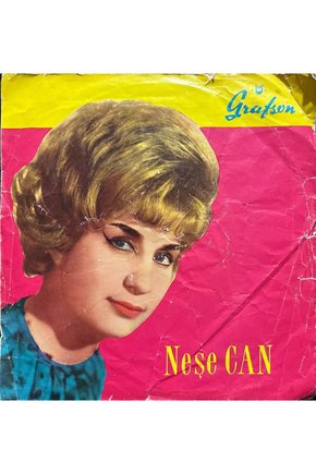 (2 Şarkılık 45 Devir Plak) Neşe Can Senede Bir Gün 45lik Plak