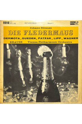 Johann Strauss Jr. – Die Fledermaus 2 Plak Set Record 1 Ve Record 2 Classic LP Plak
