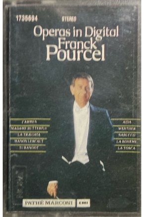 (Plak Değildir KASET tir) Kaset Operas In Digital Franck Pourcel Kaset