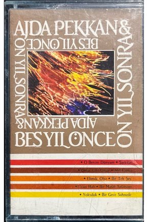 (Plak Değildir KASET tir) Kaset Ajda Pekkan Beş Yıl Önce On Yıl Sonra Kaset
