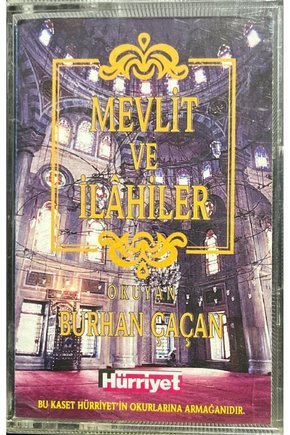 (Plak Değildir KASET tir) Kaset Burhan Çaçan Mevlit Ve İlahiler Kaset