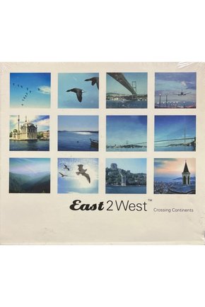 (Plak Değildir CD dir) CD East To West Açılmamış Jelatininde CD