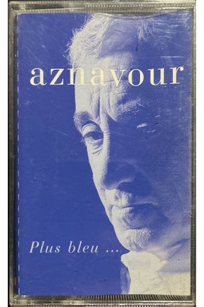 (Plak Değildir KASET tir) Kaset Charles Aznavour Plus Bleu... Kaset