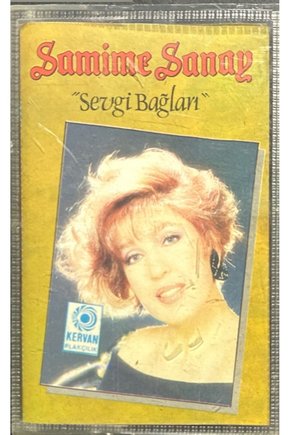 (Plak Değildir KASET tir) Kaset Samime Sanay Sevgi Bağları Kağıt Baskı Kaset