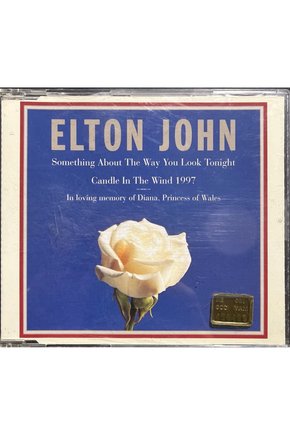 (Plak Değildir CD dir) CD Elton John Something About The Way Maxi Single CD